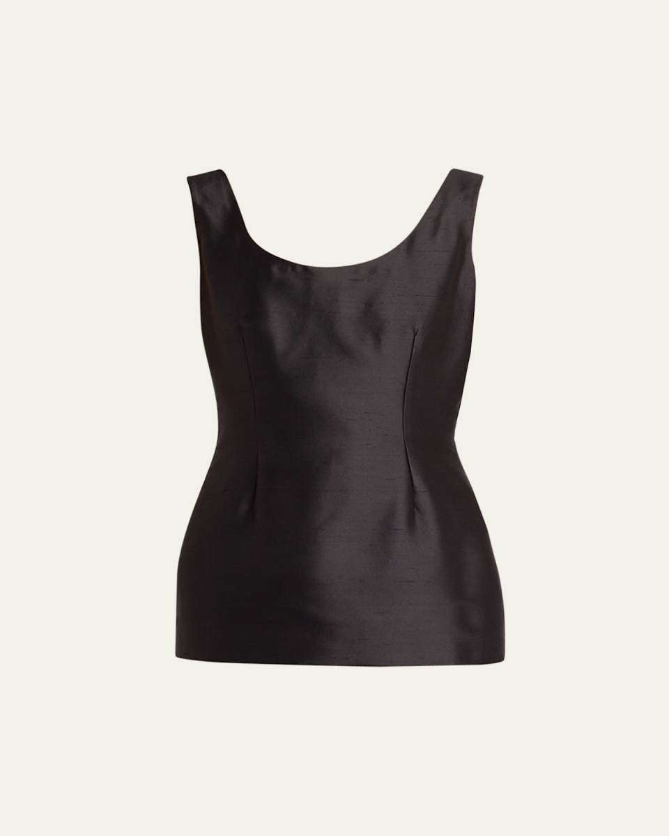 Emeric Hourglass Silk Top